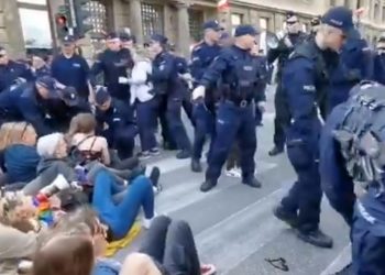 Marsz Suwerenności: Antifa próbowała zablokować wydarzenie [WIDEO]