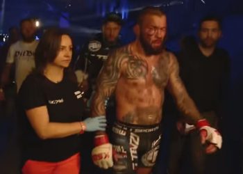 Michał Materla po walce. Smutny marsz legendy KSW [WIDEO]