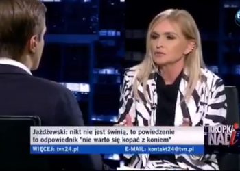 Nietypowa sytuacja. Monika Olejnik w mocnej rozmowie z Jażdżewskim
