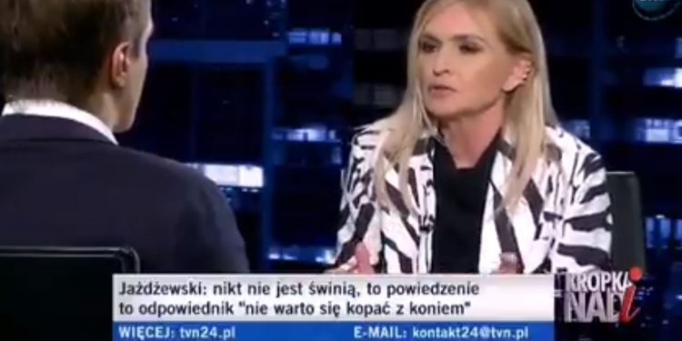 Nietypowa sytuacja. Monika Olejnik w mocnej rozmowie z Jażdżewskim