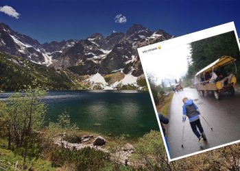 8-letni chłopiec zawstydził turystów. O kulach dotarł nad Morskie Oko [FOTO]