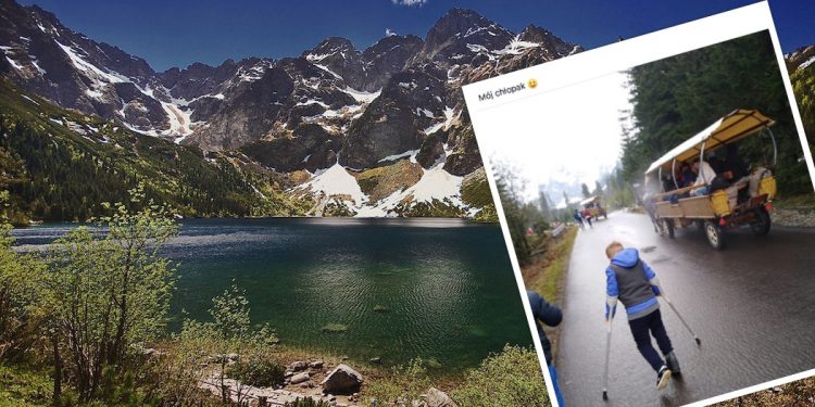 8-letni chłopiec zawstydził turystów. O kulach dotarł nad Morskie Oko [FOTO]