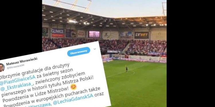 Piast Gliwice mistrzem Polski. Zespołowi pogratulował Mateusz Morawiecki