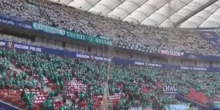 Puchar Polski: część kibiców Lechii nie weszła na stadion!