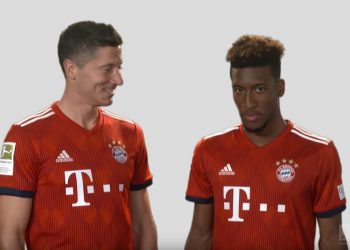 Bójka Lewandowskiego z Comanem została nagrana