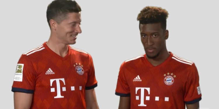 Bójka Lewandowskiego z Comanem została nagrana