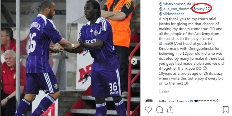 Romelu Lukaku dziękuje Marcinowi Wasilewskiemu!