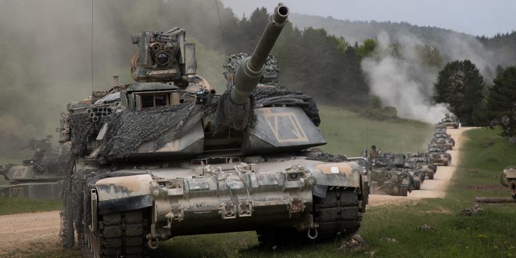 Dragons help Army test capabilities Abrams-USA-czołg
