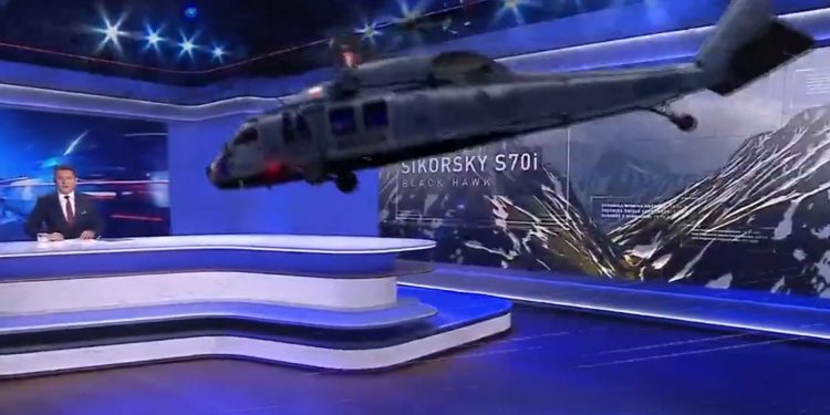 Nowe studio „Wiadomości TVP”. Wleciał do niego nawet helikopter