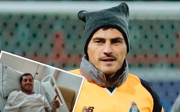 Iker Casillas publikuje zdjęcie ze szpitala. „Był duży strach”