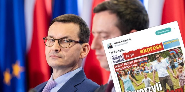 Nowa okładka „Super Expressu” zaskakuje. „Morawieccy mają wielkie serca”