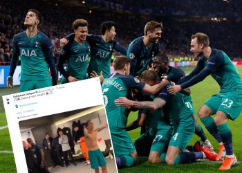 Tottenham opublikował nagranie z szatni po meczu [WIDEO]