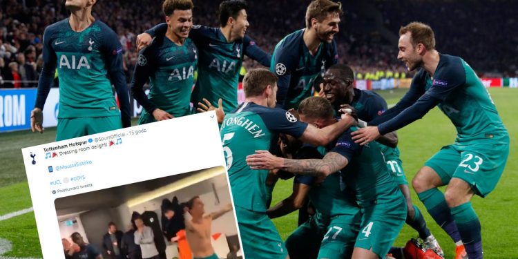 Tottenham opublikował nagranie z szatni po meczu [WIDEO]
