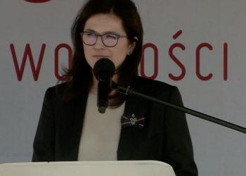 Aleksandra Dulkiewicz przemawiała w Gdańsku. Mówiła o narodzinach lwa