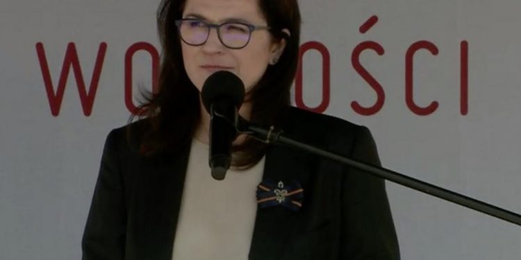 Aleksandra Dulkiewicz przemawiała w Gdańsku. Mówiła o narodzinach lwa