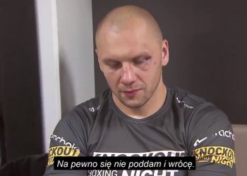 Krzysztof Głowacki po walce. „Nie masz za co przepraszać” [WIDEO]
