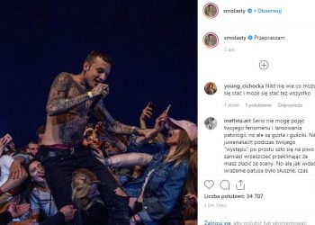Smolasty skoczył ze sceny na fankę. Kobieta ma problemy ze zdrowiem