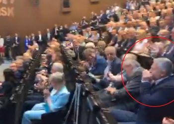 Zofia Romaszewska odczytała list od prezydenta. Frasyniuk krzyczał