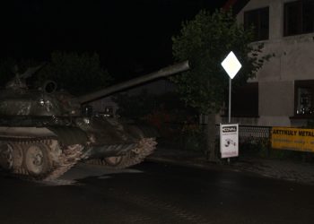 Jechał czołgiem przez centrum. Był pijany