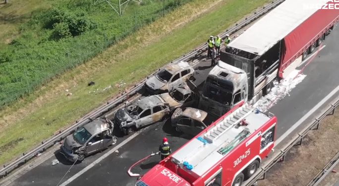 Karambol pod Szczecinem. Wstrząsająca relacja świadka