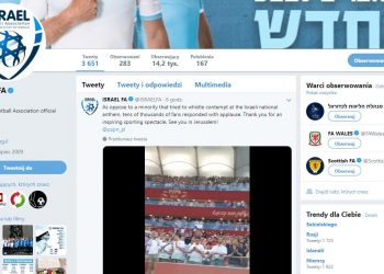 Piłkarska federacja Izraela dziękuje polskim kibicom [WIDEO]