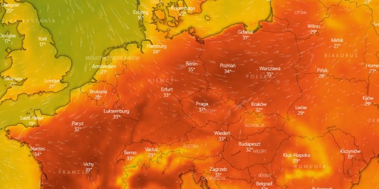 Prognoza pogody: W środę kulminacja upałów. Ostrzeżenie dla 13 województw