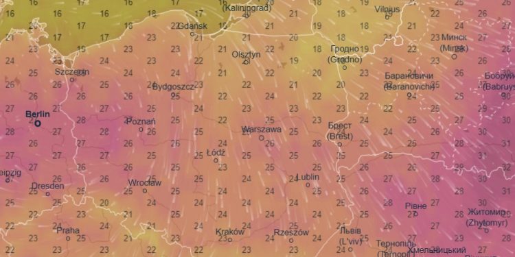 Prognoza pogody 17 czerwca. Poniedziałek przynosi delikatne ochłodzenie
