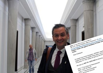 Ujawniono wiadomość jaką Biedroń wysłał przed wyborami w PE. Zachęcał do głosowania przeciwko Polakom!