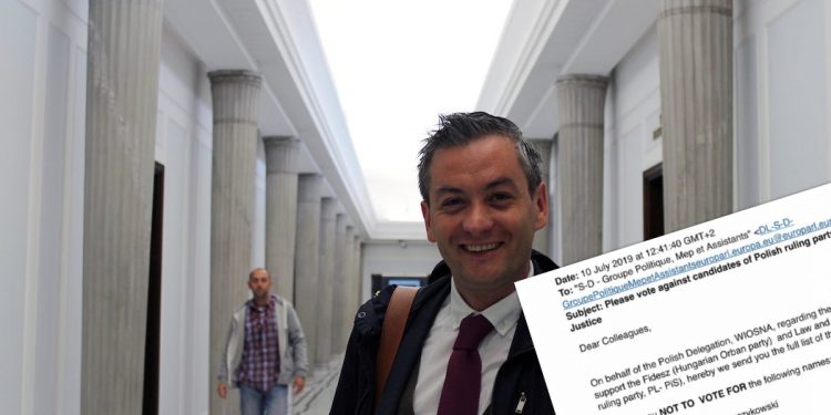 Ujawniono wiadomość jaką Biedroń wysłał przed wyborami w PE. Zachęcał do głosowania przeciwko Polakom!