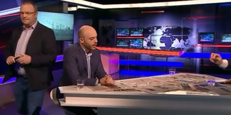 Awantura w telewizyjnym studio. Łukasz Warzecha wyszedł w trakcie programu