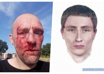Policja publikuje portret mężczyzny, który pobił dziennikarza we Wrocławiu