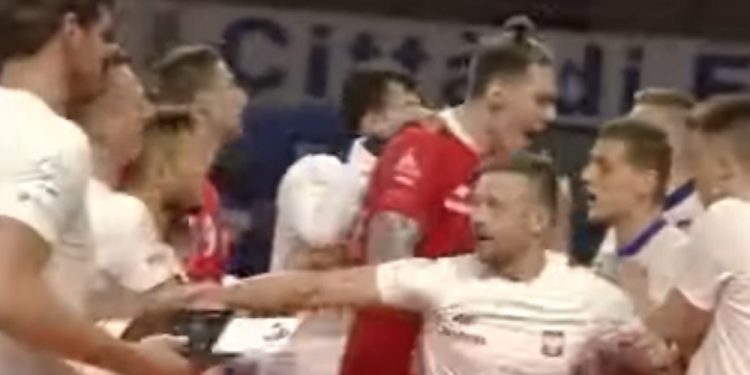 Polscy siatkarze wygrali z Rosjanami. Po meczu doszło do szarpaniny [WIDEO]