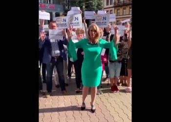 Iwona Krawczyk pokazała „entuzjazm” tłumu