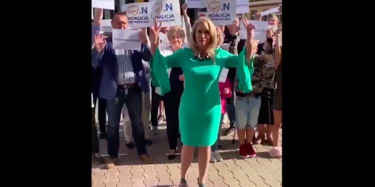 Iwona Krawczyk pokazała „entuzjazm” tłumu