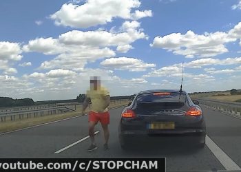 Łódzkie: Zajechał drogę i ruszył na kierowcę z pięściami. Nie wiedział, że jest nagrywany