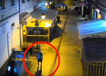 Uderzył kobietę w twarz i zabrał jej telefon [WIDEO]