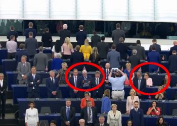 Politycy PiS siedzieli podczas „Ody do radości”. Jest tłumaczenie