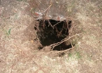 Szczecin: Pod dzieckiem zapadła się ziemia. Powstały otwór prowadzi do krypty sprzed 100 lat