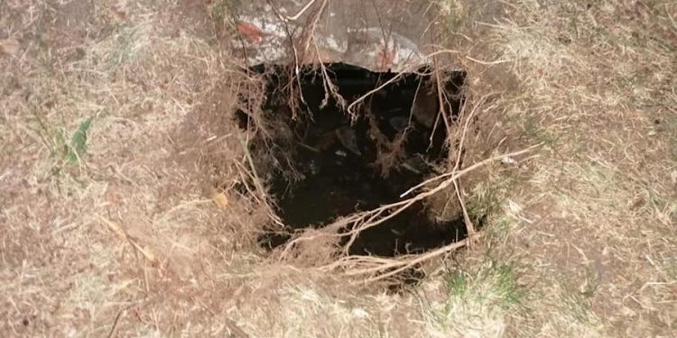 Szczecin: Pod dzieckiem zapadła się ziemia. Powstały otwór prowadzi do krypty sprzed 100 lat