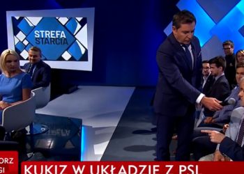 Odszedł z Kukiz’15 w programie na żywo. Obok siedziała Ścigaj