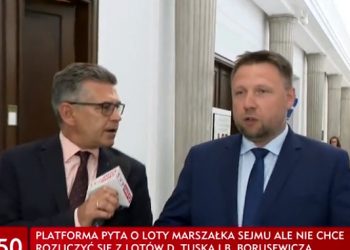 Dziennikarz TVP zapytał Kierwińskiego o loty Tuska