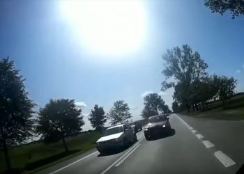 Przerażające nagranie z trasy w Pomorskim. Odnaleźli Ukraińca i go ukarali