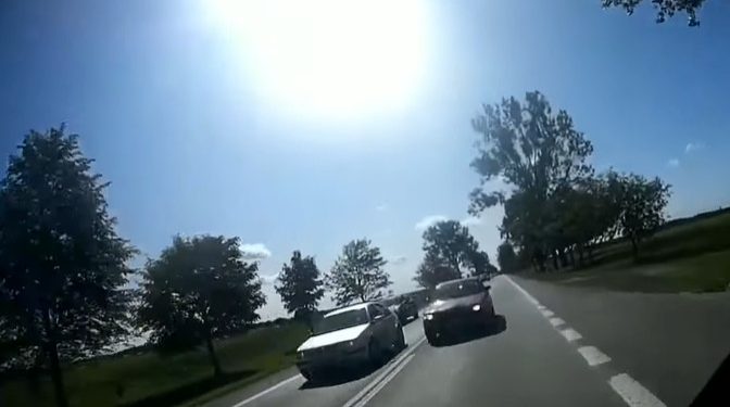 Przerażające nagranie z trasy w Pomorskim. Odnaleźli Ukraińca i go ukarali