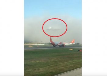 Samolot pojawił się znikąd. Niesamowite nagranie [WIDEO]