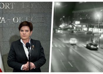 Kolizja z udziałem Beaty Szydło. Nagranie trafiło do sieci [WIDEO]