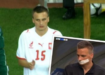 Peszko zakleił sobie usta taśmą. To protest po decyzji arbitra