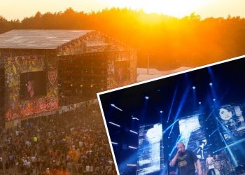 Pol’and’Rock: Kurski i prowadzący „Wiadomości” w mundurach na koncercie Kultu [FOTO]