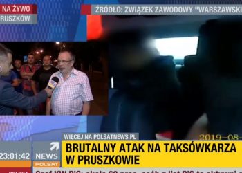 Zaatakowali taksówkarza. Mężczyzna udzielił wywiadu [WIDEO]