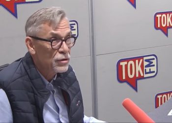 Żakowski wywiesił baner wyborczy Koalicji Obywatelskiej