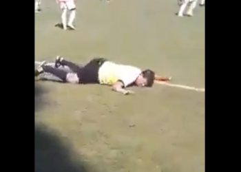 Pijany sędzia na meczu. Jest nagranie i będą konsekwencje [WIDEO]